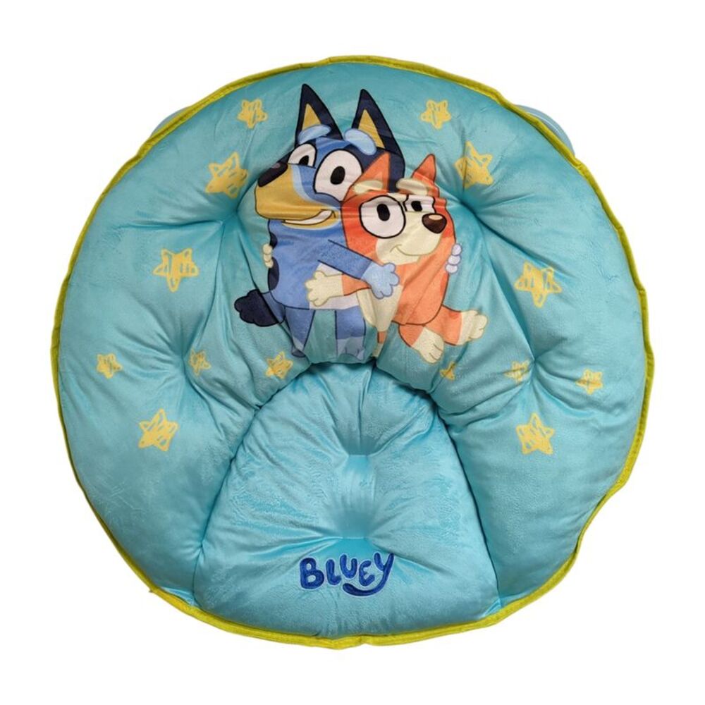 Licensed 27" Kids Folding Saucer Chair with Durable Steel Frame - Bluey & Bingo